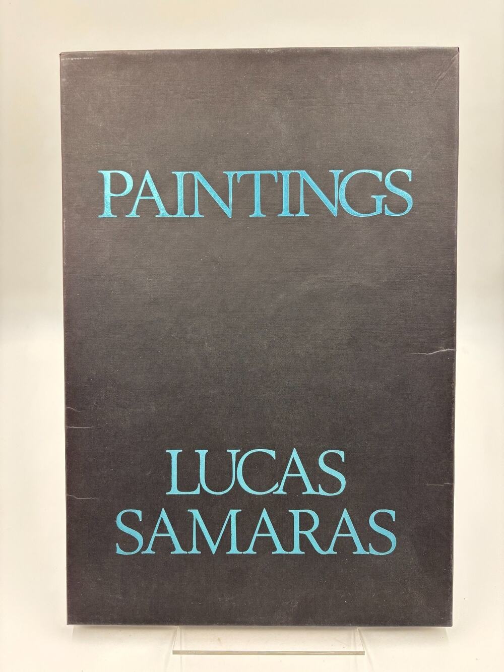 Lucas Samaras Paintings Book Pace Gallery 1985 Exhibition Catalog Slipcase